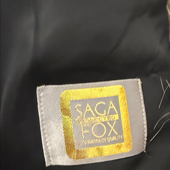 Saga fox silver fox fur coat thick pelts medium - Picture 10 of 13